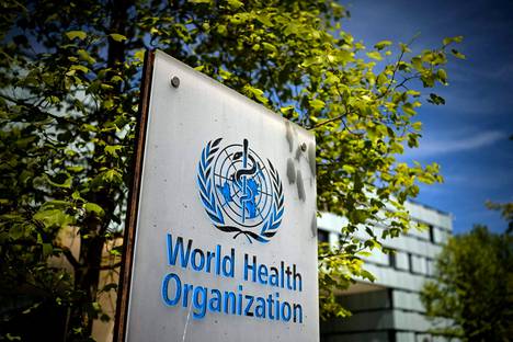 Maailman terveysjärjestön WHO:n päämaja Genevessä toukokuussa 2021. 