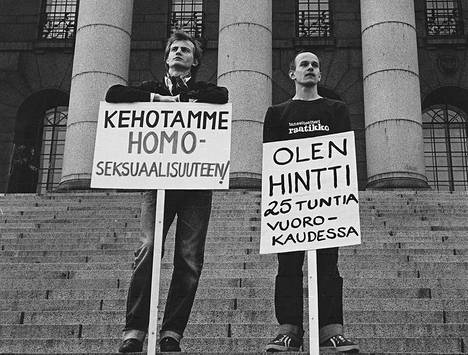Vuoteen 1999 asti Suomessa pyrittiin rajoittamaan homoseksuaalien  sananvapautta – tästä ”kehotuskiellossa” oli kyse - Lehdistönvapaus 