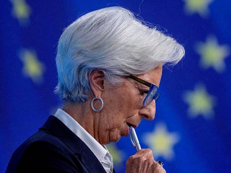 Euroopan keskuspankin pääjohtaja Christine Lagarde.