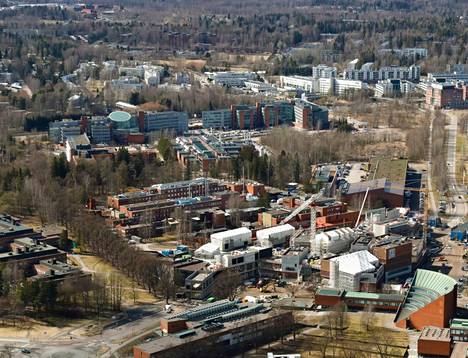 Espoon Otaniemen kampusalue tiivistyy lähitulevaisuudessa entisestään, kun alueelle nousee uusia asuinkerrostaloja opiskelijoille.