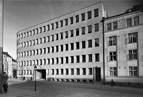 Suomalaisen yhteiskoulun koulurakennus vuonna 1937.