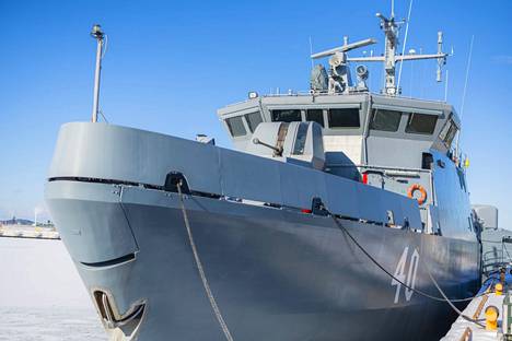 Rannikkolaivaston miinantorjunta-alus Katanpää osallistuu Helsinkiin saapuvien Nato-laivojen kanssa Baltops 23 -harjoitukseen.
