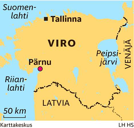 Edullinen Pärnu houkuttaa suomalaisia 