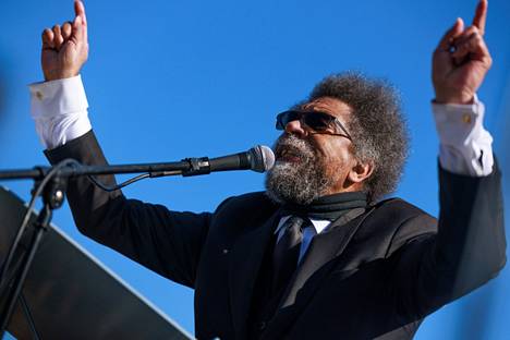 Philosopher Cornel West is believed to attract young Democratic voters.
