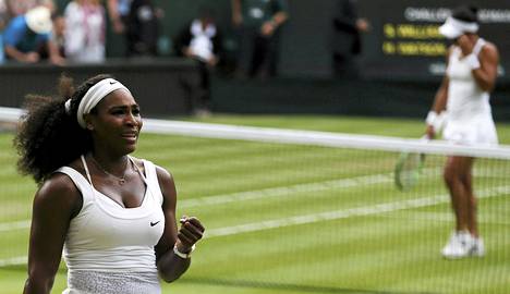 Serena Williams vei lopulta tiukan ottelun nimiinsä.