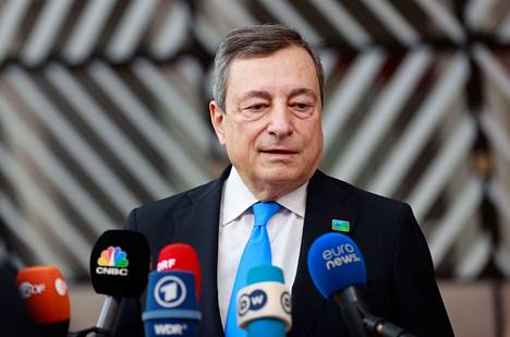 Italian pääministeri Mario Draghi kuvattuna heinäkuun alussa Brysselissä.