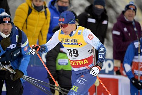 Lauri Vuorinen sijoittui viikko sitten Rukan mc-sprintissä perinteisellä 16:nneksi.