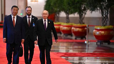 Presidentit Xi Jinping ja Vladimir Putin tapasivat torstaina Pekingissä.