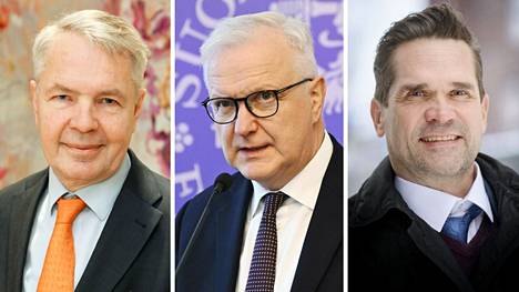 Pekka Haavisto (vihr), Olli Rehn (kesk) ja sitoutumaton Mika Aaltola ovat presidentinvaaligallupien kärkinimiä. Kukaan heistä ei kuitenkaan vielä ole ilmoittanut halustaan asettua ehdolle. 