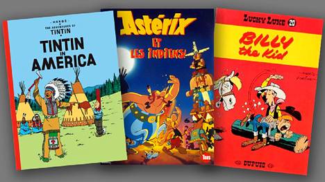 Hävitettyihin sarjakuvakirjoihin kuului muun Tintin, Asterixin ja Lucky Luken Pohjois-Amerikkaan sijoittuvia seikkailuja.