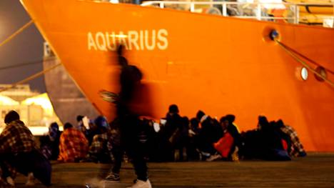 Aquarius-laivan toimintaa pyörittävät SOS Meditérranée- ja Lääkärit ilman rajoja -järjestöt. Arkistokuva on otettu tammikuussa 2018.