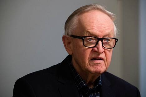 Presidentti Martti Ahtisaari kuvattuna vuonna 2018.