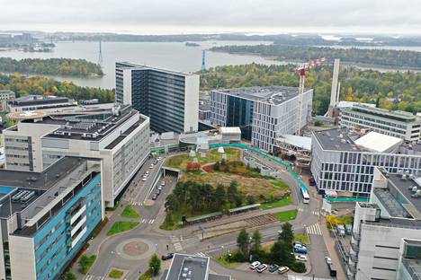 Meilahden sairaala-aluetta Helsingissä.