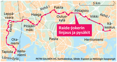 Raide-Jokeri uhkaa viivästyä useilla vuosilla – Helsinki laittaa kapuloita  rattaisiin - Kaupunki 