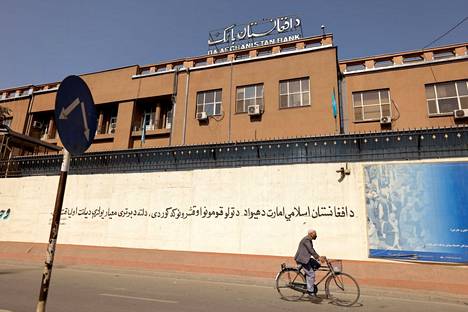 Afganistanin keskuspankki maan pääkaupungissa Kabulissa. 