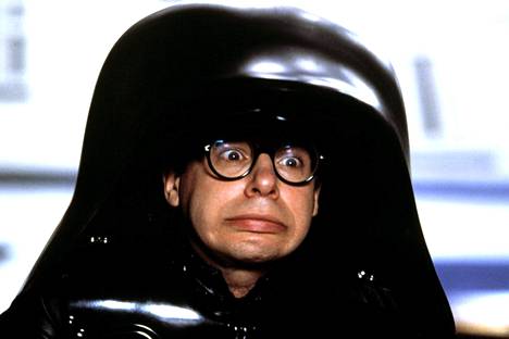 Rick Moranis on Darth Vaderia parodioiva Lordi Kypärä.