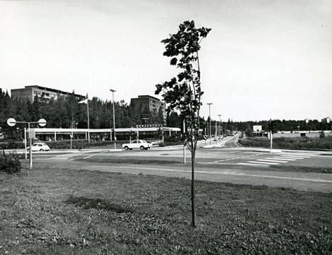 The garden city of Tapiola was originally valued for its park-like landscape.  The picture is from about 1968–1970.