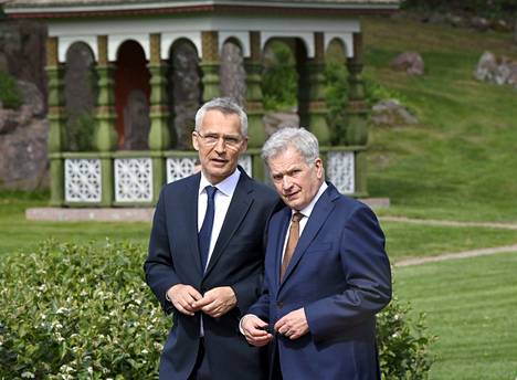 Naton pääsihteeri Jens Stoltenberg osallistui sunnuntaina presidentti Sauli Niinistön isännöimiin Kultaranta-keskusteluihin.