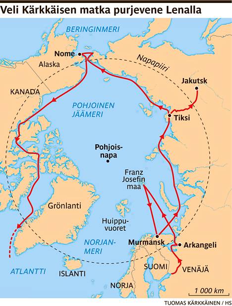 Veli Kärkkäinen purjehtii unelmansa perässä - Kotimaa 