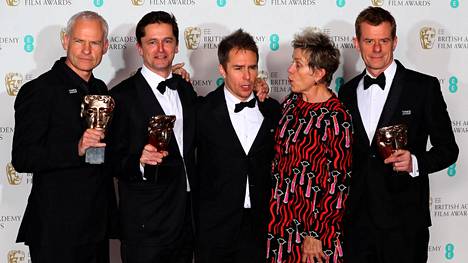 Brittiläis-yhdysvaltalainen musta komedia sai parhaan elokuvan Bafta-palkinnon