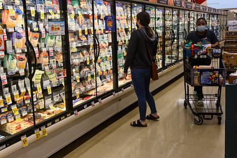 Elintarvikkeiden kallistuminen on kiihdyttänyt inflaatiota Yhdysvalloissa. Lokakuussa elintarvikkeet kallistuivat 10,9 prosenttia vuoden takaisesta.