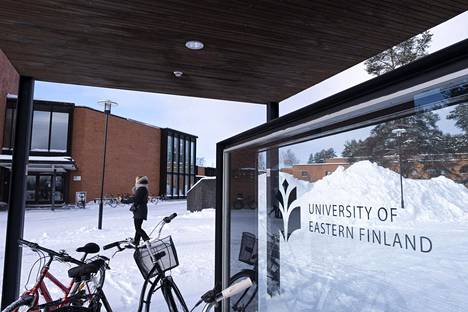 Itä-Suomen yliopiston kampus Joensuussa 16. helmikuuta 2021.