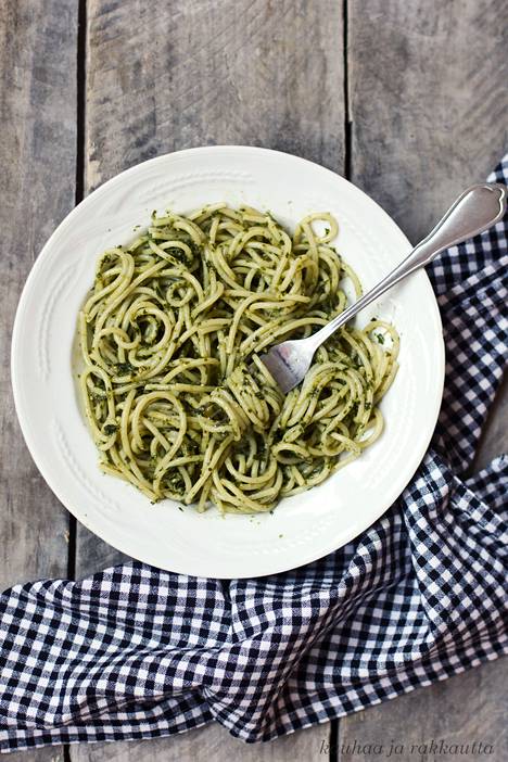 Kokeile tätä: Lehtikaalipesto - Kauhaa ja rakkautta 