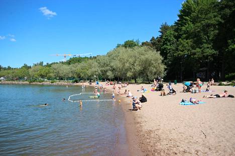 Espoo's Kivenlahti beach is one of Espoo's most popular.