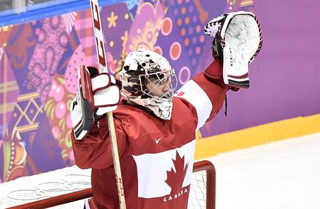 Carey Price torjui Kanadalle olympiakultaa Sotšissa 2014.