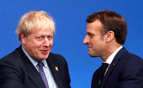 Britannian pääministeri Boris Johnson ja Ranskan presidentti Emmanuel Macron tapasivat Nato-kokouksessa Lontoossa keskiviikkona.