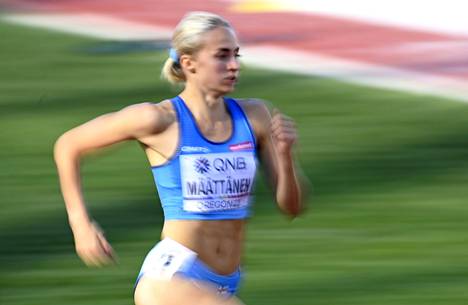 800 metrillä MM-kisoissa kilpailleen Eveliina Määttäsen lajissa järjestetään Pariisin olympialaisissa keräilyerät.