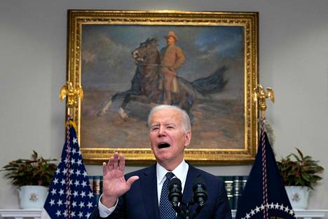 Yhdysvaltain presidentti Joe Biden sanoi perjantaina uskovansa, että Venäjän presidentti Vladimir Putin on tehnyt päätöksen hyökätä Ukrainaan.