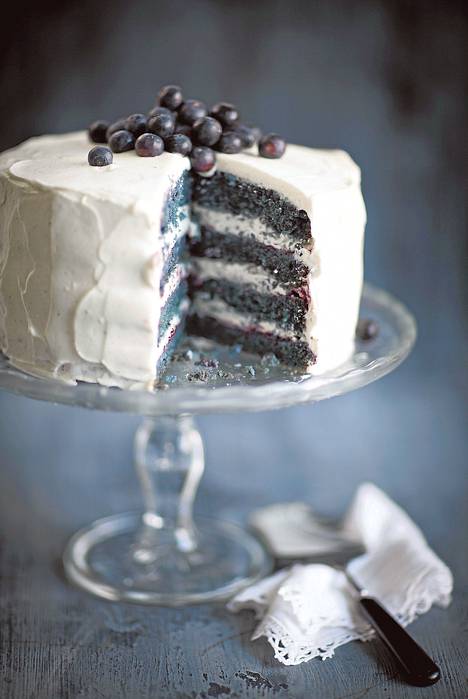 Blue Velvet Cake - Reseptit 