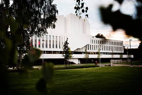Finlandia-talo toimii lehdistökeskuksena.