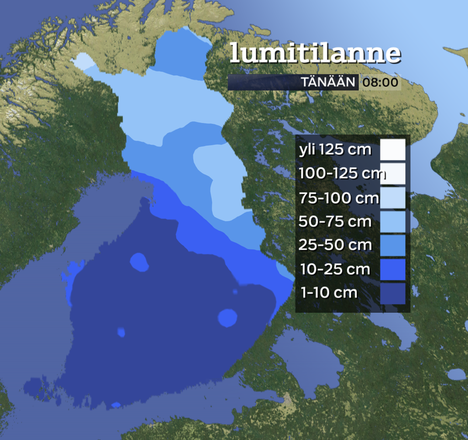 Lisää lunta Etelä-Suomeen vasta ensi kuussa - Kotimaa 