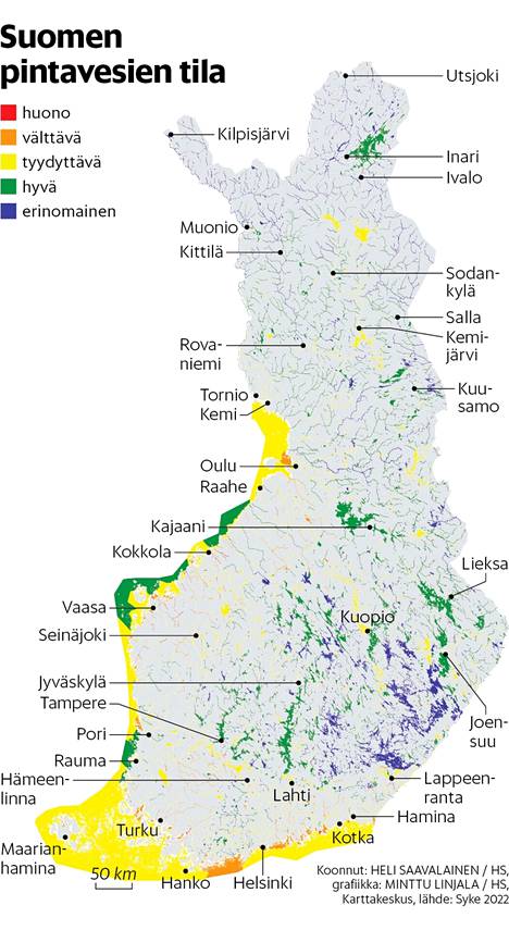 Merenpohjassa jyllää mekanismi, joka hidastaa Suomen rannikkovesien  puhdistumista - Kotimaa 