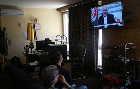 Ashraf Ghani piti televisioidun puheen 14. elokuuta.