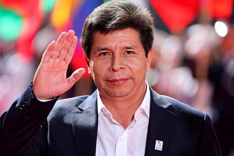 Perun entinen presidentti Pedro Castillo Los Angelesissa vuonna 2022.