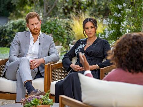 Prinssi Harryn ja Meghan Marklen odotettu haastattelu Oprah Winfreyn kanssa lähetettiin televisiosta sunnuntai-iltana Yhdysvaltain aikaa.