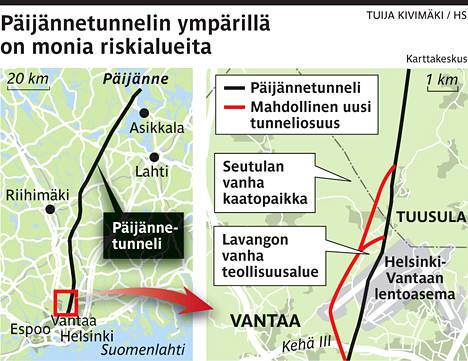 Lentoaseman kemikaalit voivat olla riski Päijännetunnelin vedelle -  Kaupunki 