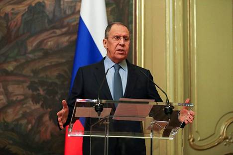  Ulkoministeri Sergei Lavrov Moskovassa tiistaina.