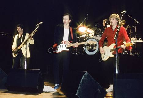 Dire Straits kuvattuna New Yorkissa vuonna 1980.