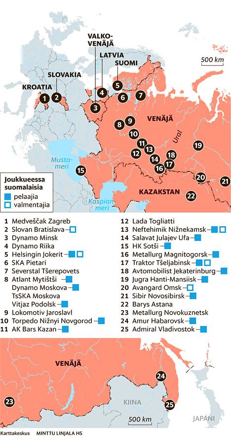 Mannermainen kiekkoliiga pyörii venäläisellä kaasurahalla - Sunnuntai |  