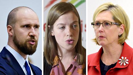Vihreiden Touko Aalto, vasemmistoliiton Li Andersson ja Sdp:n Tuula Haatainen kommentoivat sote-ratkaisua.