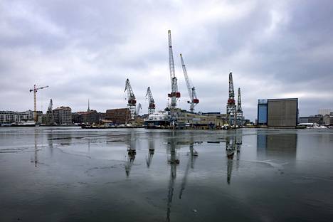 Helsingin telakalla Hietalahdessa rakennetaan parhaillaan kahta pientä risteilyalusta.