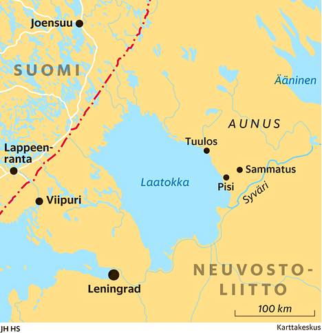 Puna-armeija murtautui Syvärin yli - Kotimaa 