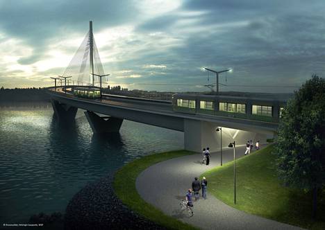 Näin rakennetaan Suomen pisin silta: meluisin vaihe kestää puoli vuotta,  Helsingin edustalle tulee väliaikainen tekosaari - Kaupunki 