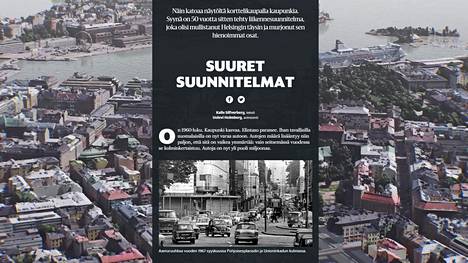 Media | HS sai arvostetun infografiikkapalkinnon jutusta, joka näytti, miten 1960-luvun moottoritieutopia olisi jyrännyt Helsingin keskustan