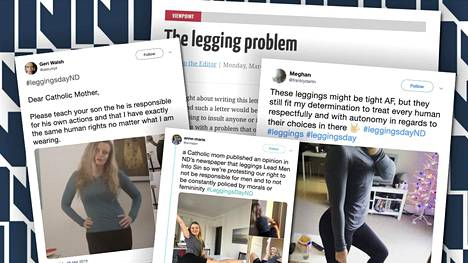 Äiti aneli yliopiston naisopiskelijoita lopettamaan leggingsien käytön, koska ”maalatut” housut paljastivat ”mustat paljaat takapuolet” – viraaliksi lähtenyt kirje sai aikaan juuri päinvastaista