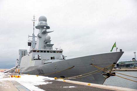 Fregatti Chevalier Paul oli todennäköisesti tämän vuoden viimeinen Helsingissä vieraillut Nato-maan alus.